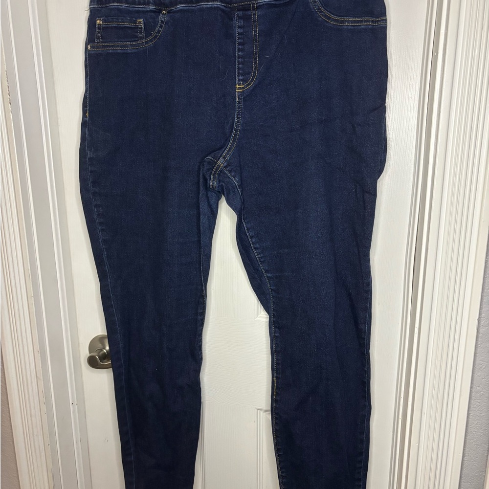 INC International Concepts Dark Blue Skinny Jeans